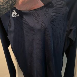 Navy blue long sleeve adidas active shirt. Worn once great condition size xl